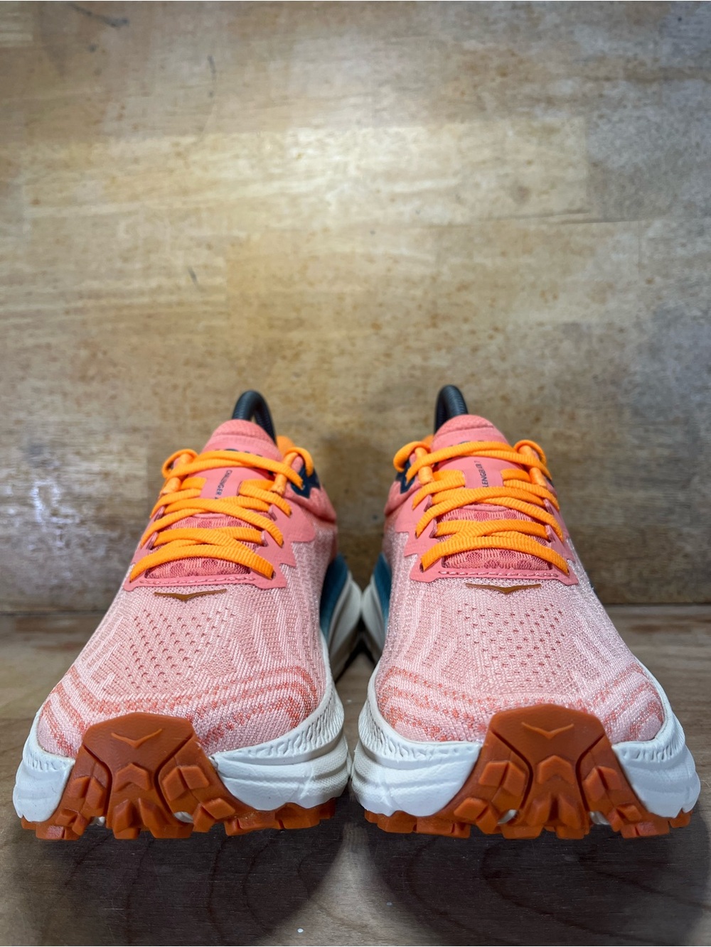 NEW Hoka One One Challenger ATR 7 Womens Sz 6.5 Trail Running Shoes Pink Orange - Picture 2 of 10